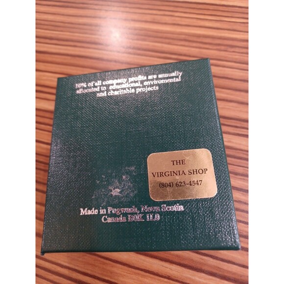 Vintage Cat Mistletoe Seagull Pewter Christmas Tree Ornament Pugwash Nova Scotia - Picture 3 of 5